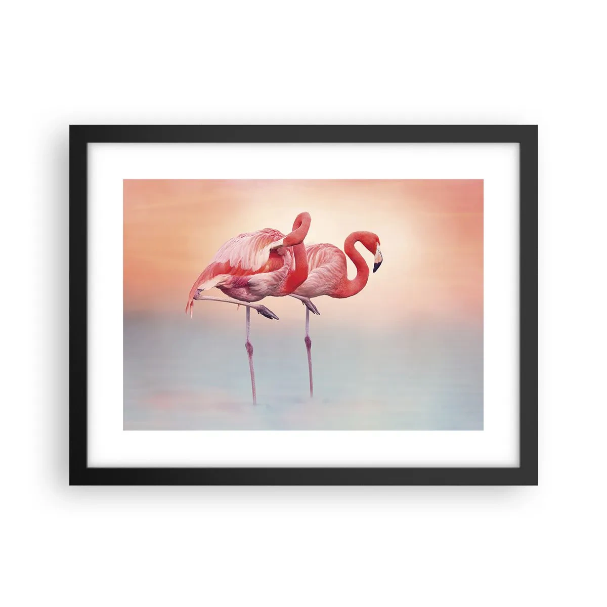 Plakat w czarnej ramie - W kolorze zachodzącego słońca - 40x30 cm