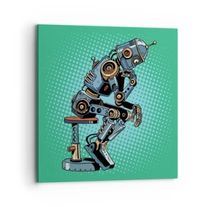 Obraz na płótnie - Nad istotą bytu - 70x70 cm