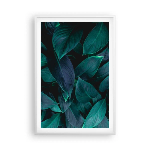Plakat w białej ramie - Zieleń sama w sobie - 61x91 cm
