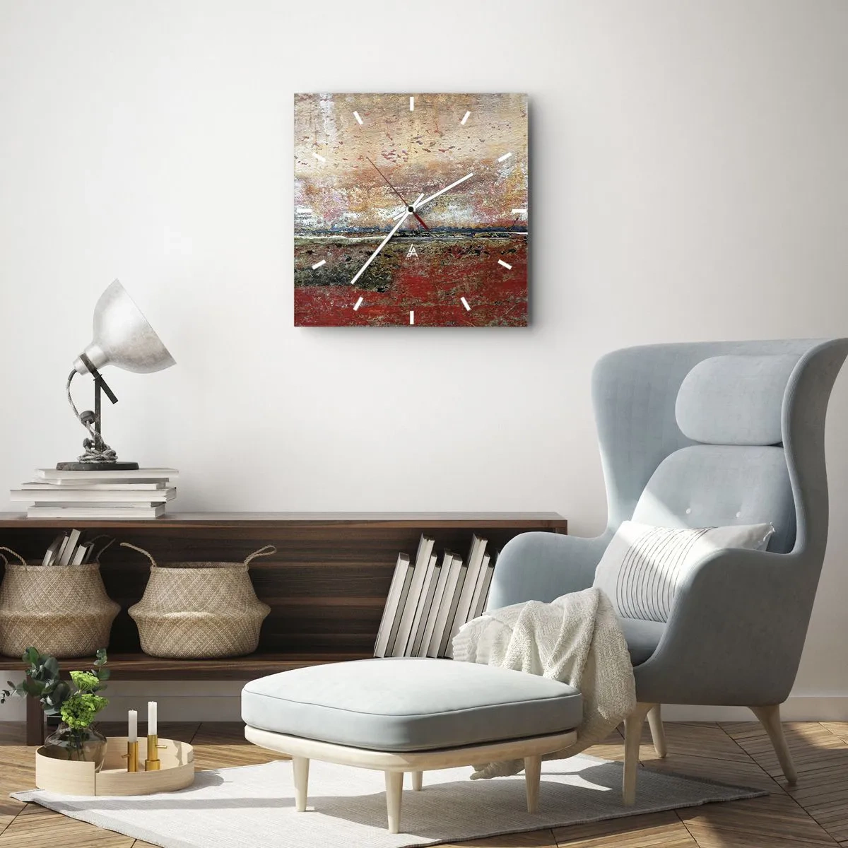 Zegar ścienny - Może to morze - 40x40 cm