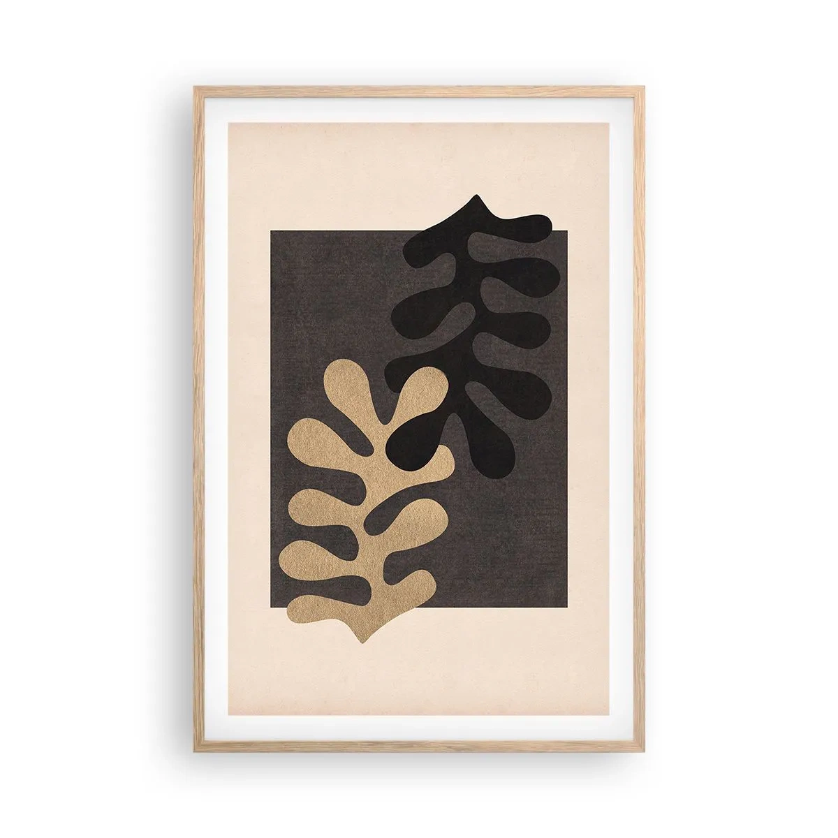 Plakat w ramie jasny dąb - Brak i dopełnienie - 61x91 cm