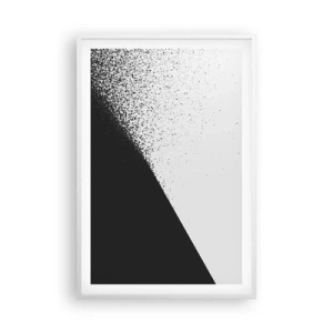 Plakat w białej ramie - Coraz szybciej, coraz więcej - 61x91 cm