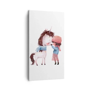 Obraz na płótnie - Zimowa opowieść - 45x80 cm