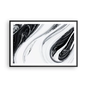 Plakat w czarnej ramie - Połączenie przeciwieństw - 91x61 cm