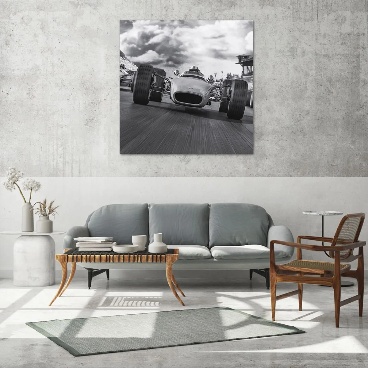 Obraz na szkle - Jest moc! - 30x30 cm