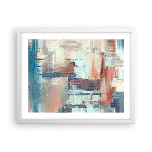 Plakat w białej ramie - Dotrzeć do światła - 50x40 cm