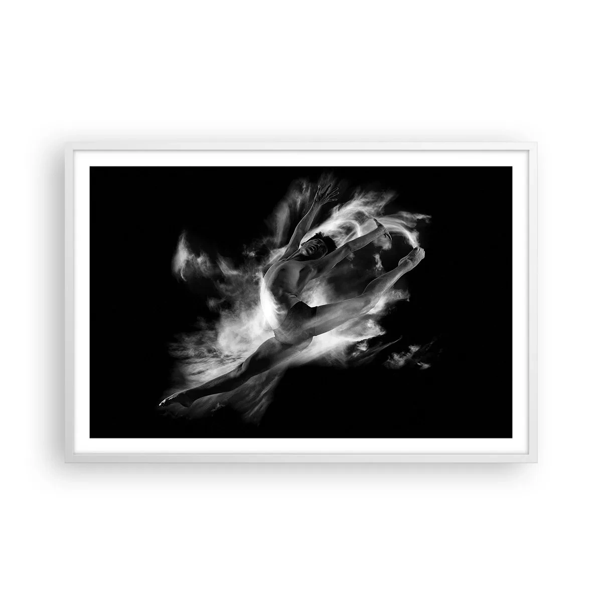 Plakat w białej ramie - Zatrzymany w locie - 91x61 cm