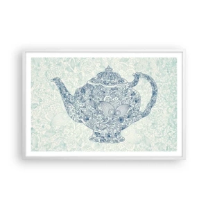 Plakat w białej ramie - Herbaty czar - 91x61 cm