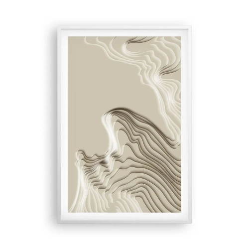 Plakat w białej ramie - Topografia sztuki - 61x91 cm