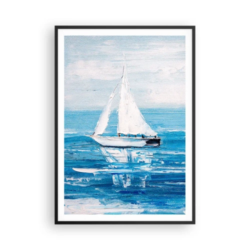 Plakat w czarnej ramie - Z przyjacielem u boku - 70x100 cm