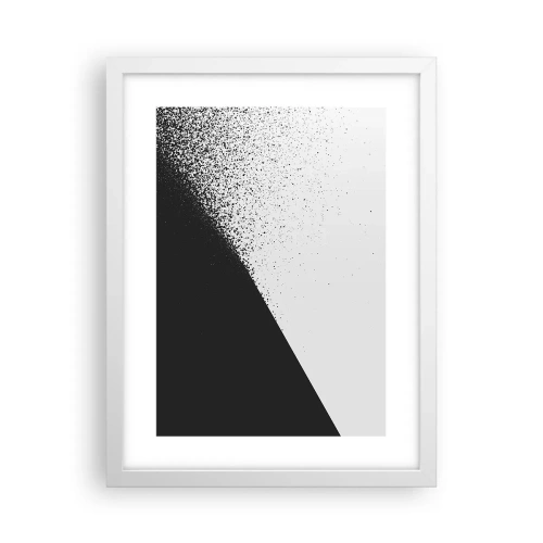 Plakat w białej ramie - Coraz szybciej, coraz więcej - 30x40 cm