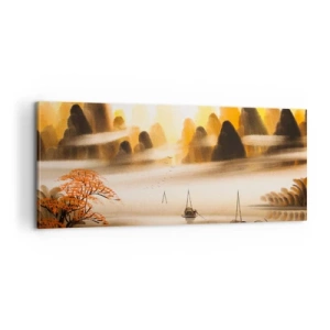 Obraz na płótnie - Dalej niż na Dalekim Wschodzie - 100x40 cm