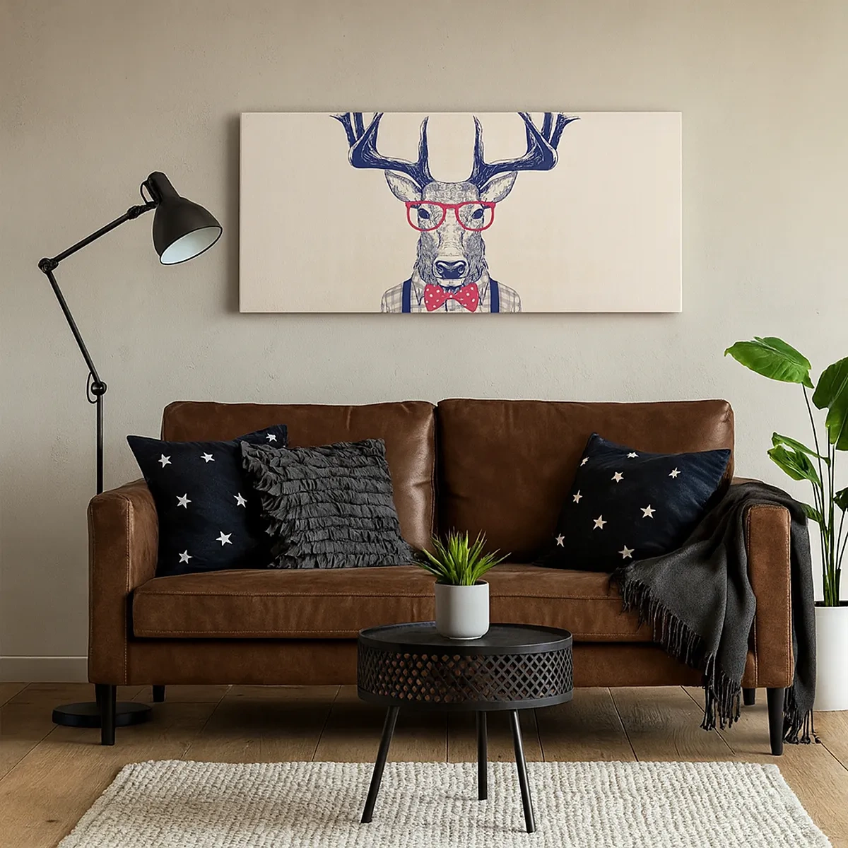 Obraz na płótnie - Zabawna ekstrawagancja - 30x30 cm