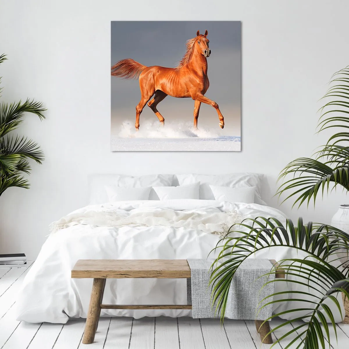 Obraz na płótnie - Tańcząca gracja - 60x60 cm