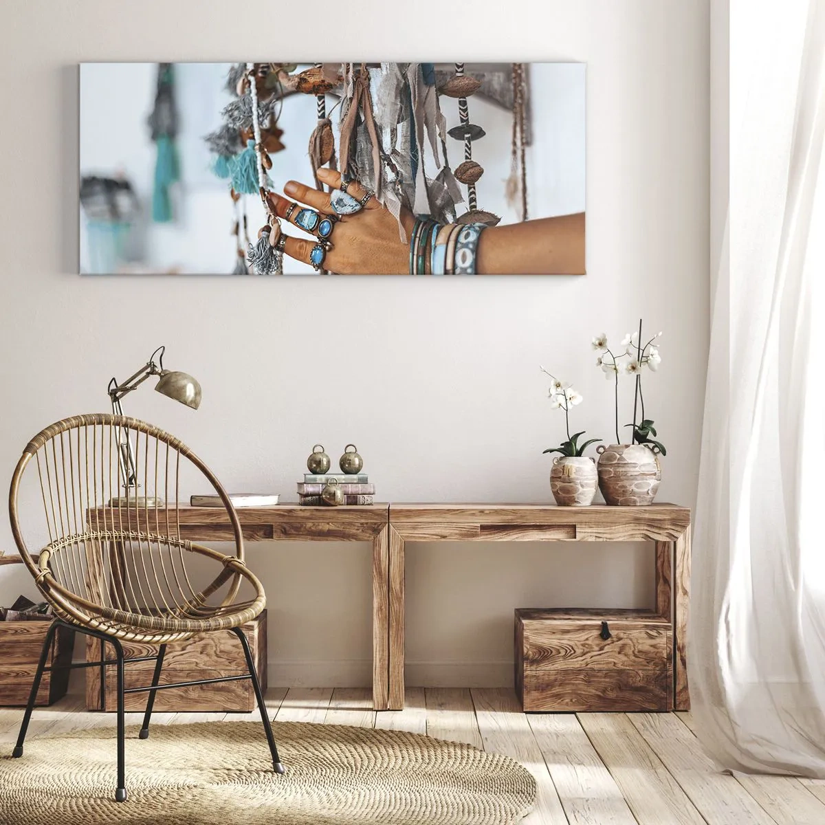 Obraz na płótnie - Lokalne skarby - 100x40 cm