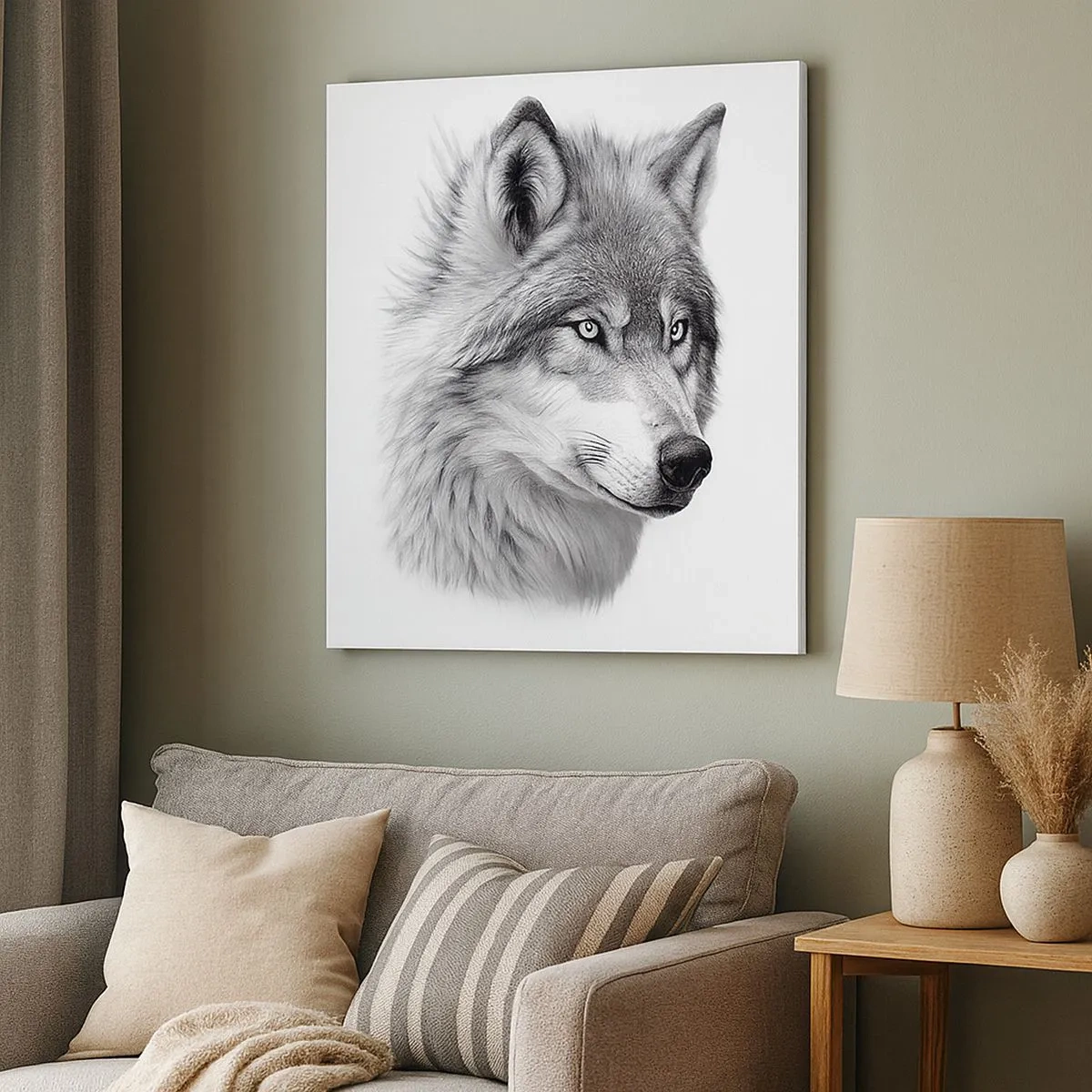 Obraz na płótnie - Alfa – bez wątpienia - 30x30 cm