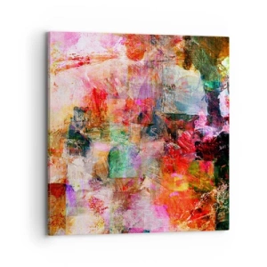 Obraz na płótnie - Podróż poprzez róż - 70x70 cm