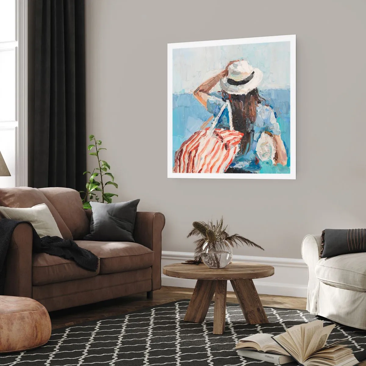 Plakat - Witaj na wakacjach - 40x40 cm