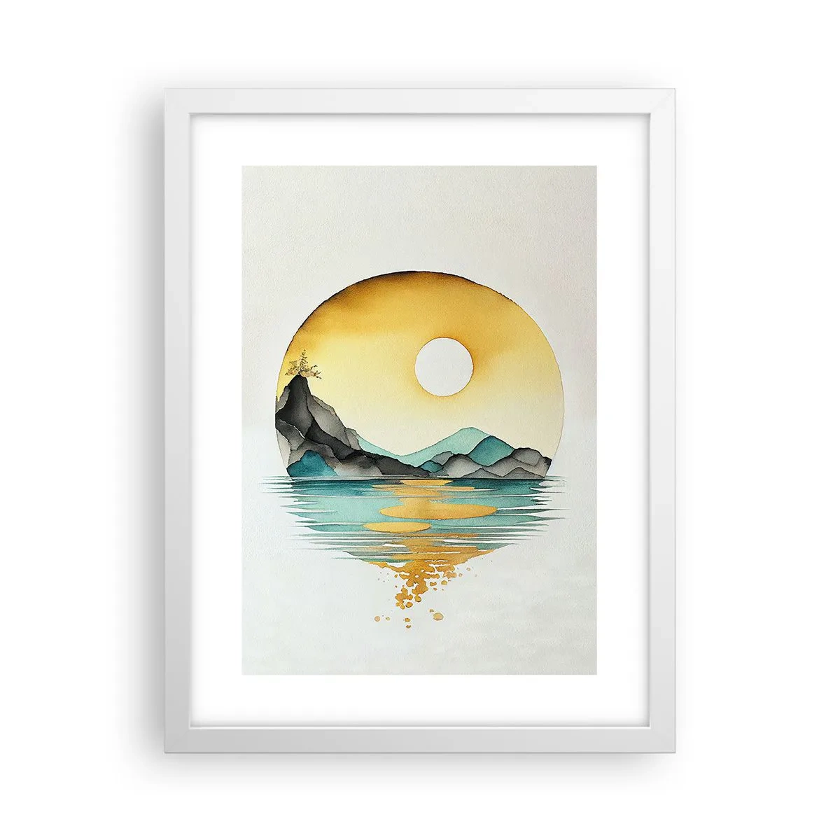 Plakat w białej ramie - W kręgu piękna - 30x40 cm