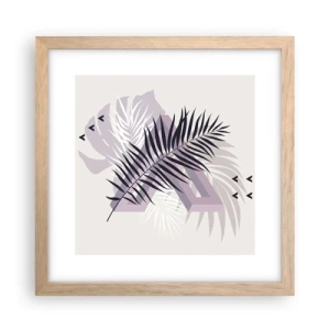 Plakat w ramie jasny dąb - Cień cienia - 30x30 cm