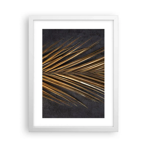 Plakat w białej ramie - Złoto tropików - 30x40 cm
