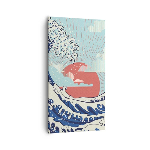 Obraz na płótnie - Z japońskich inspiracji - 55x100 cm