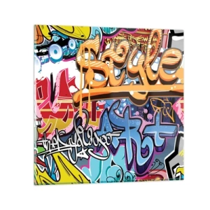 Obraz na szkle - Murale, murale, murale… - 30x30 cm