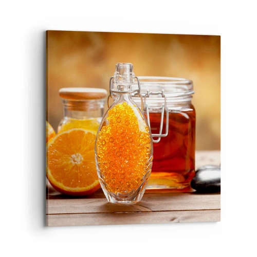 Obraz na płótnie - Słoneczne smaki i aromaty - 70x70 cm