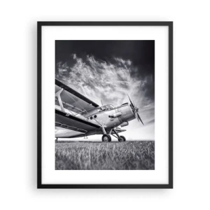 Plakat w czarnej ramie - Skrzydlaty wędrowiec - 40x50 cm