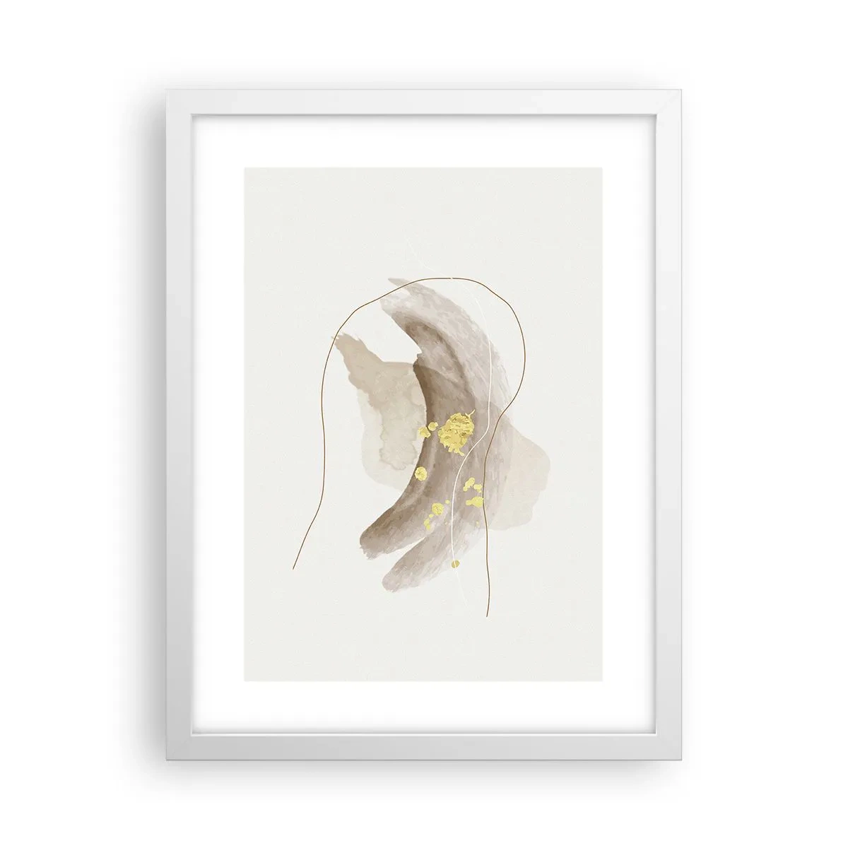 Plakat w białej ramie - Napotkane w przestrzeni - 30x40 cm
