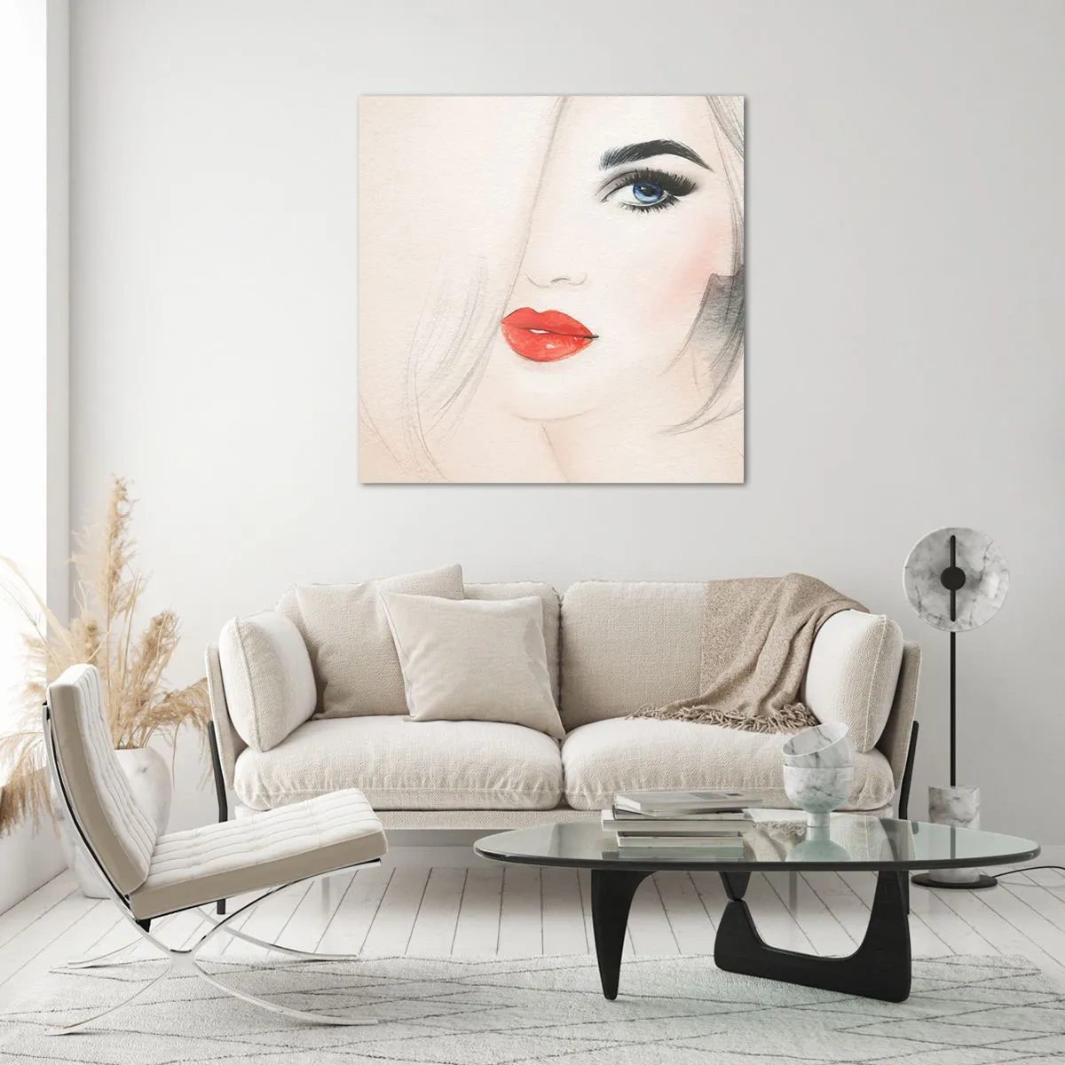 Obraz na szkle - Hipnotyzuje i odurza - 70x70 cm