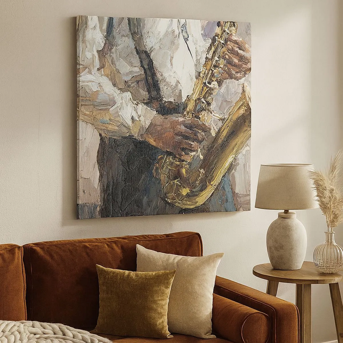 Obraz na płótnie - Czas na solo - 30x30 cm