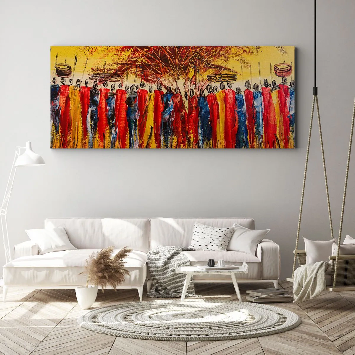 Obraz na płótnie - Tam, tam, tam tam idą - 100x40 cm
