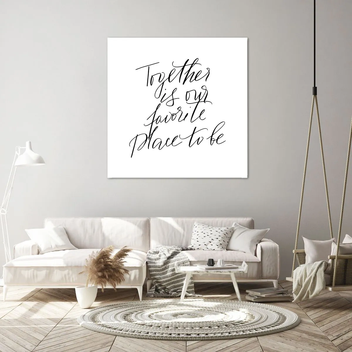 Obraz na płótnie - Też to czujesz? - 40x40 cm