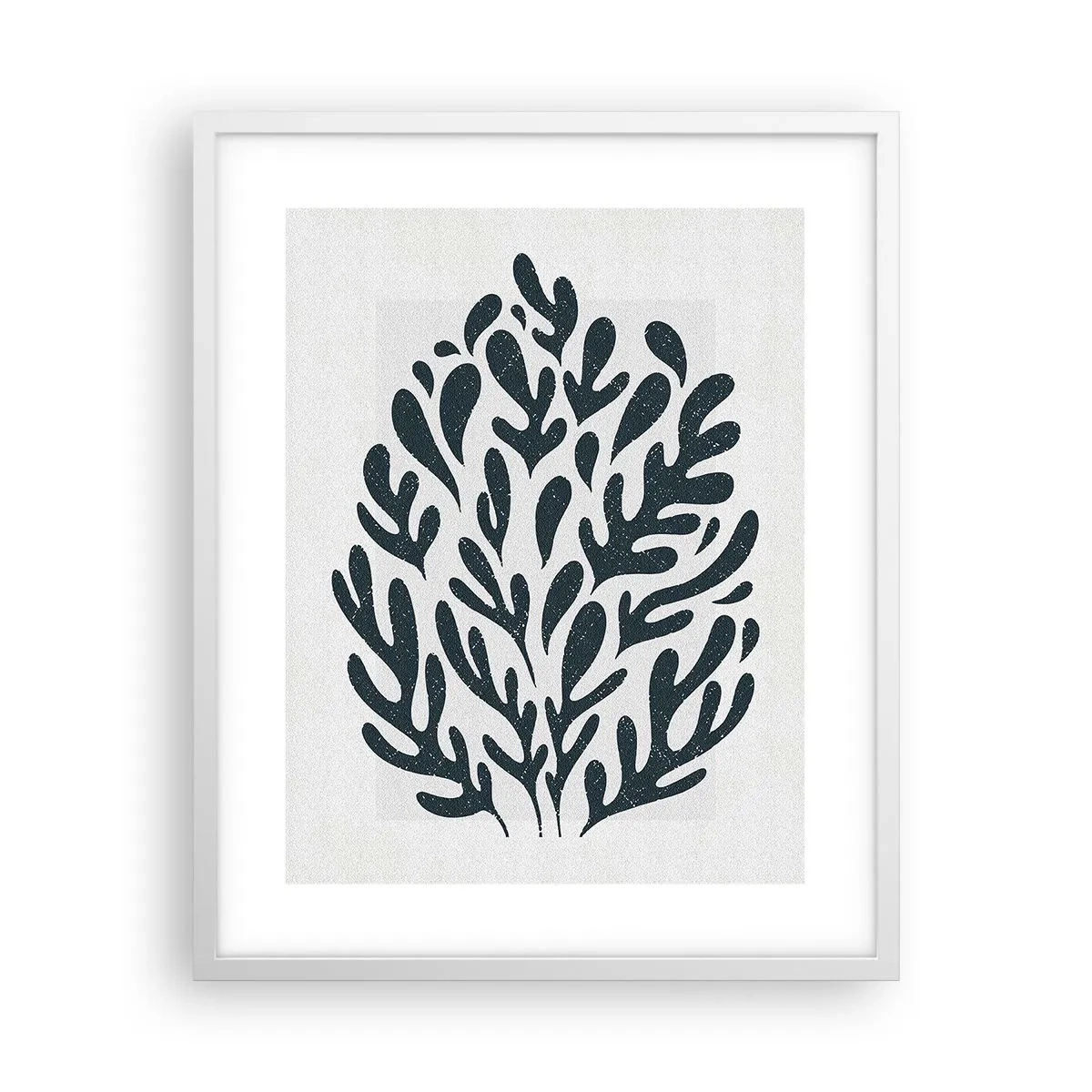 Plakat w białej ramie - Kształty natury - 40x50 cm