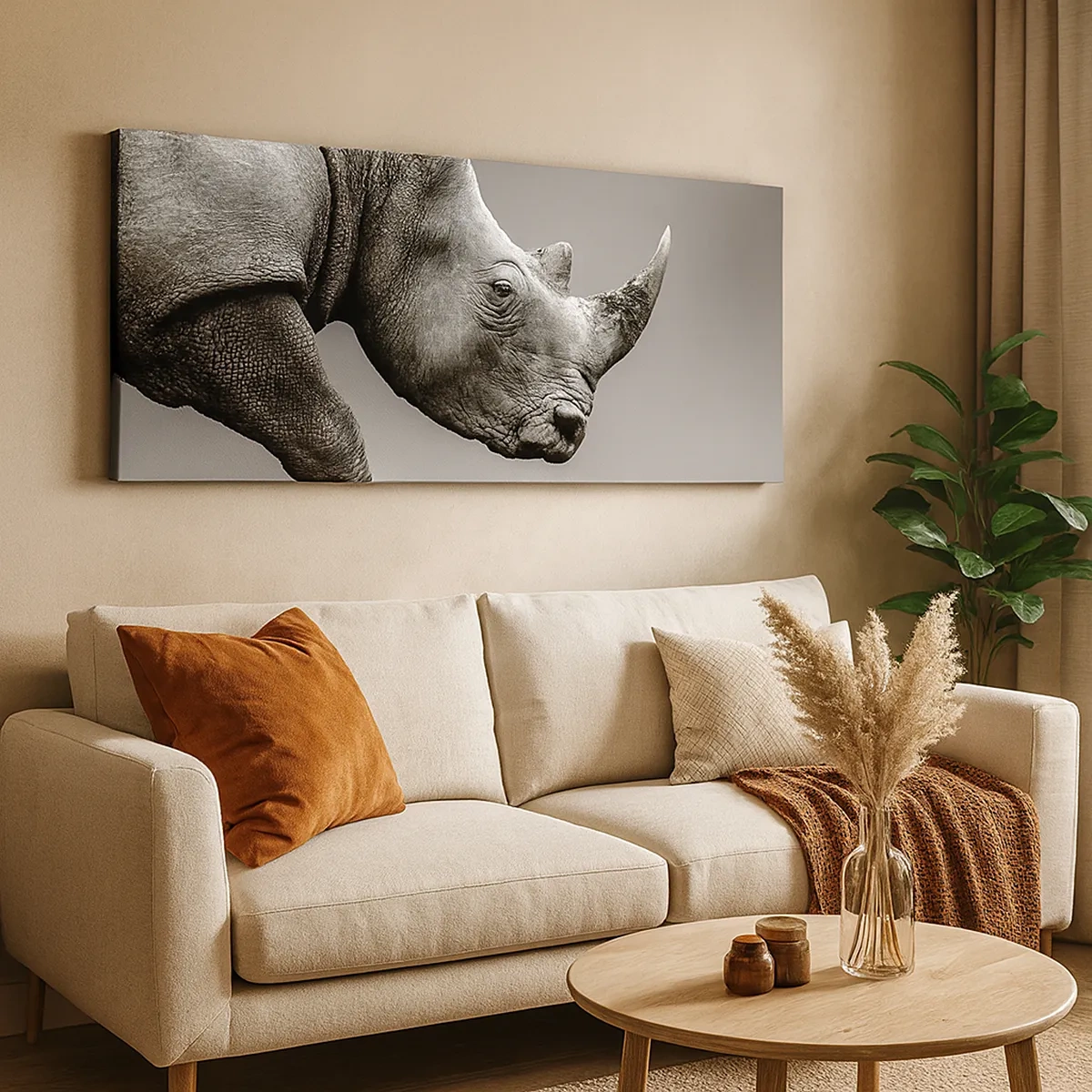 Obraz na płótnie - Niepowstrzymana siła - 30x30 cm