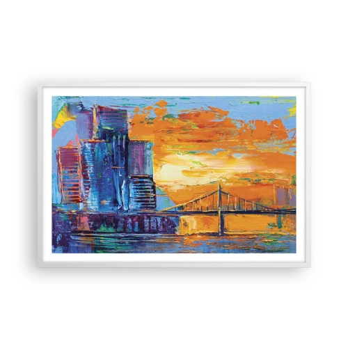 Plakat w białej ramie - Kultura i natura - 91x61 cm