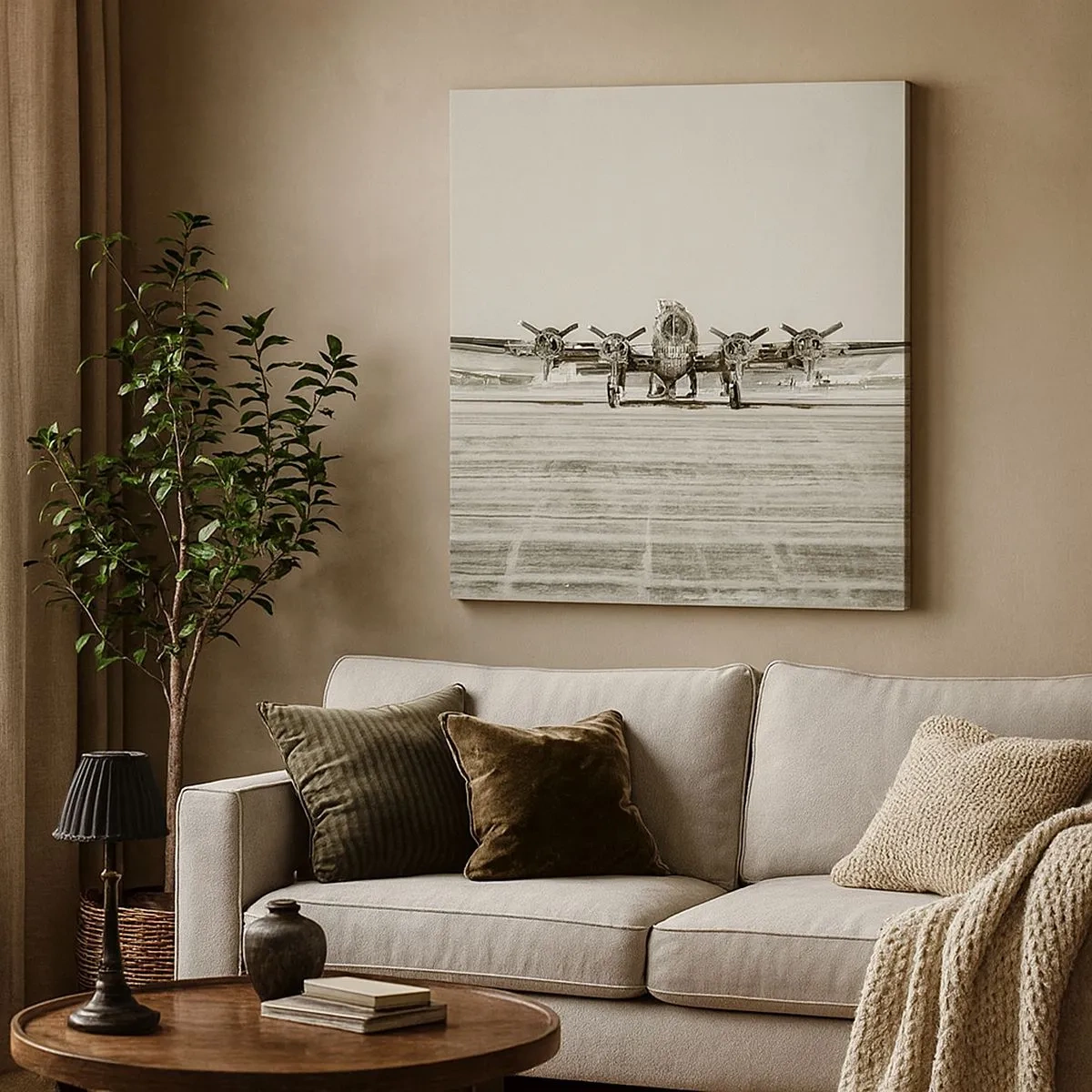 Obraz na płótnie - Jak zawsze gotowy - 30x30 cm