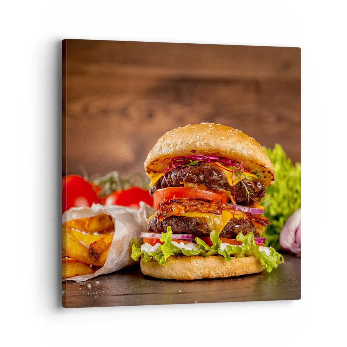 Obraz na płótnie - Zakazany owoc - 40x40 cm