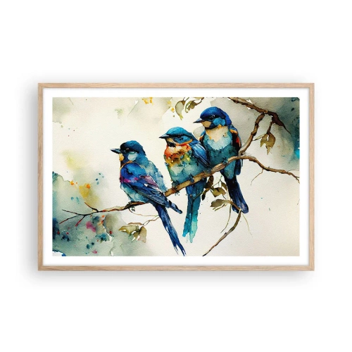 Plakat w ramie jasny dąb - Obraził się? - 91x61 cm