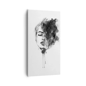Obraz na płótnie - O czym marzy dziewczyna - 55x100 cm