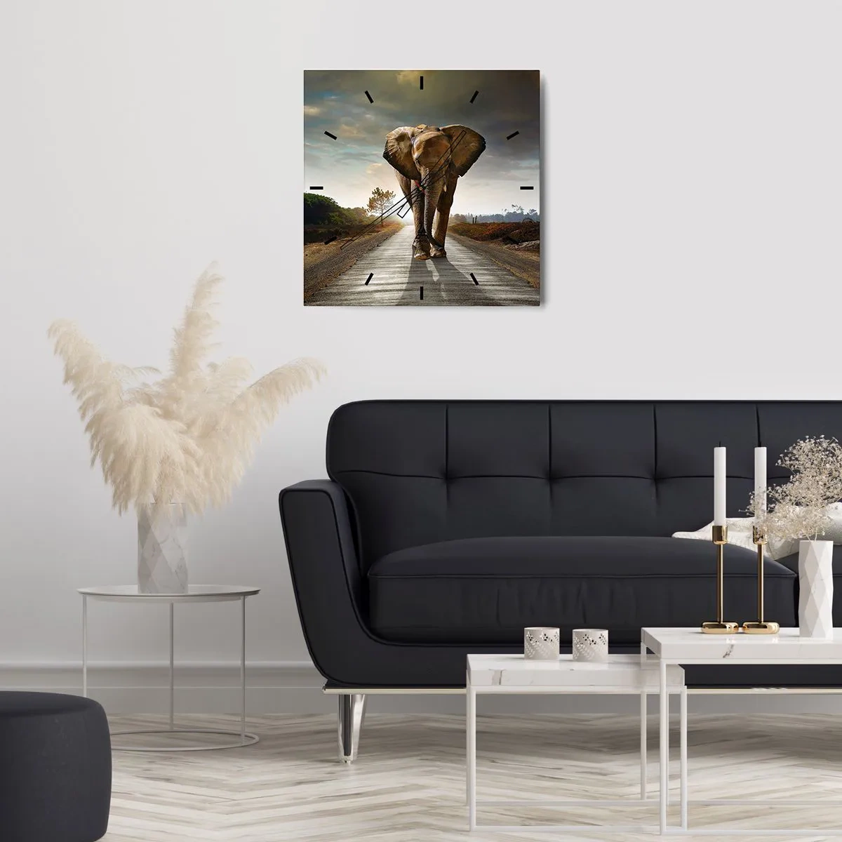 Zegar ścienny - I wcale nie w składzie porcelany - 40x40 cm