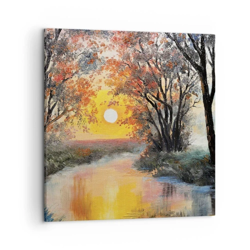 Obraz na płótnie - Jesienne klimaty - 50x50 cm
