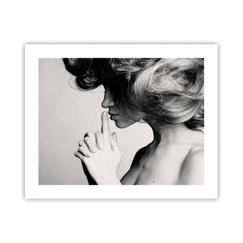 Plakat - Zasłuchana w sobie - 50x40 cm