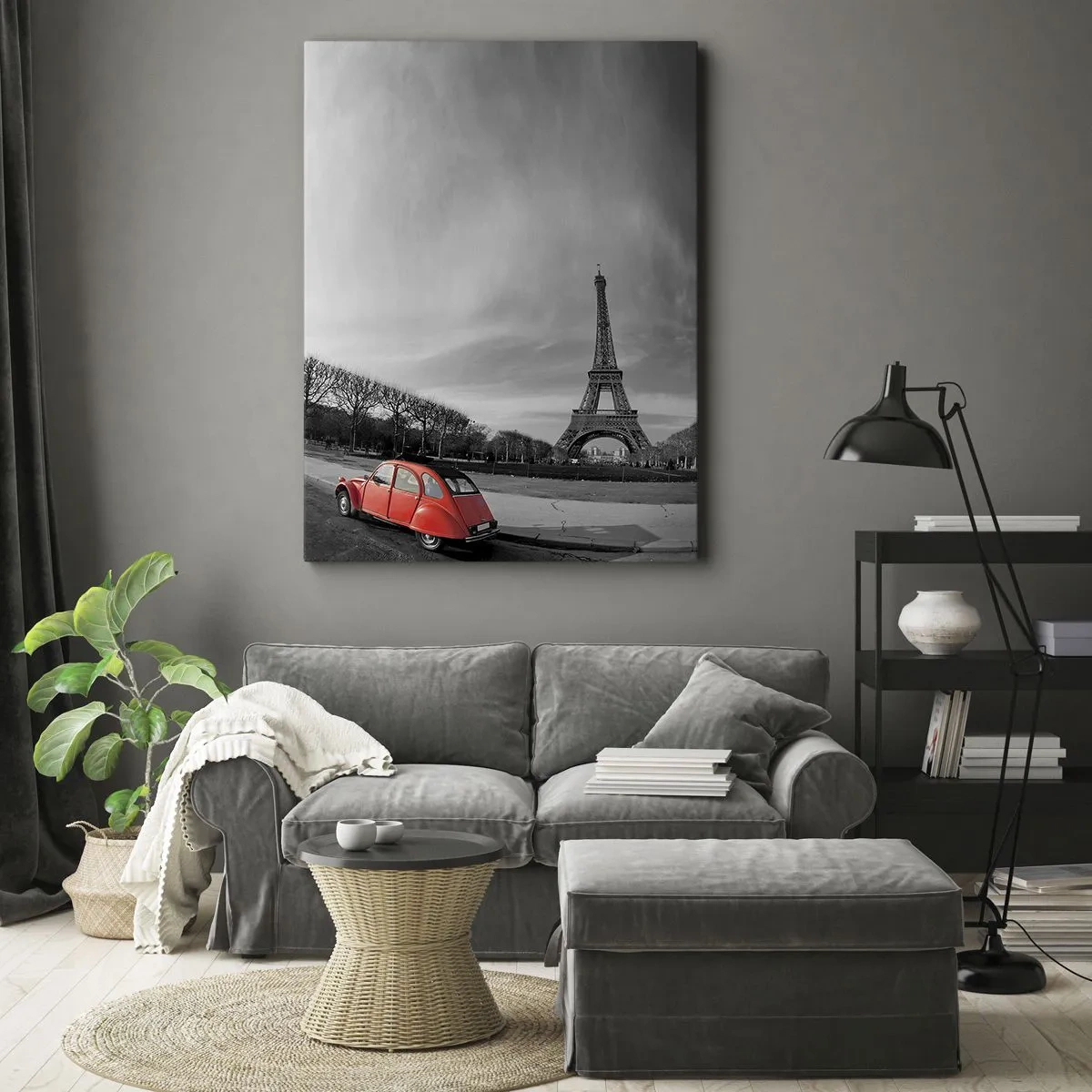 Obraz na płótnie - Bardziej paryskie niż sam Paryż - 55x100 cm