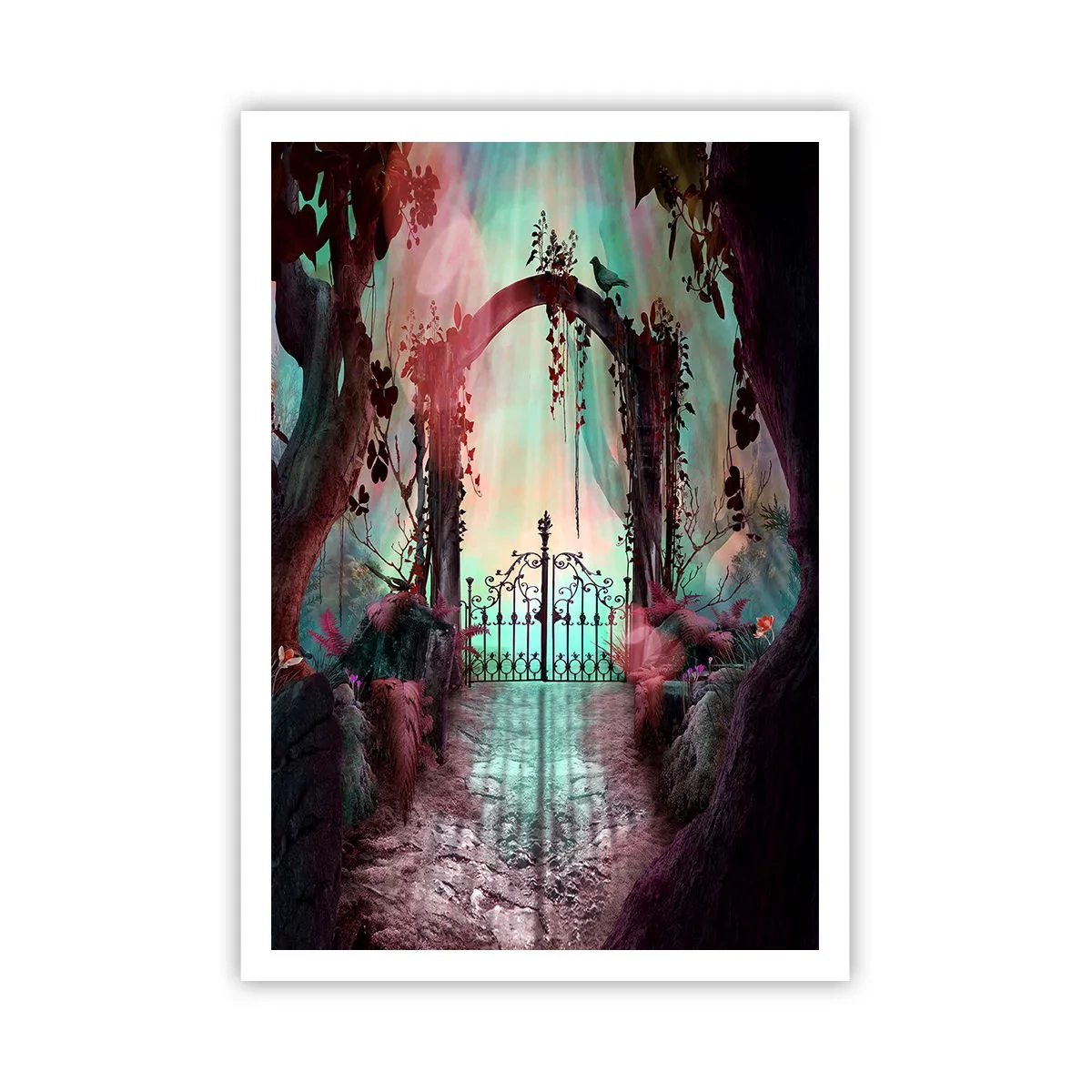 Plakat - Tajemniczy ogród - 70x100 cm