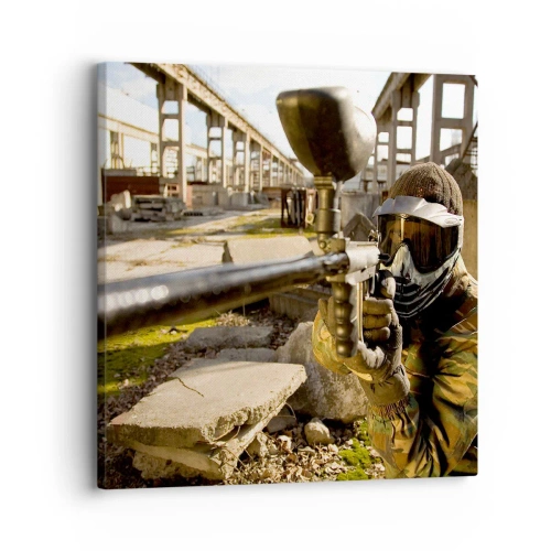 Obraz na płótnie - I ty możesz zostać bohaterem - 30x30 cm