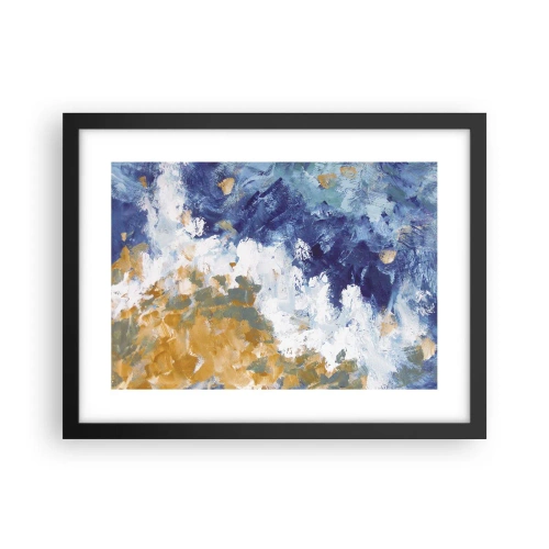 Plakat w czarnej ramie - Taniec żywiołów - 40x30 cm