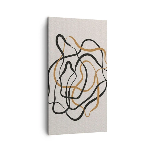 Obraz na płótnie - Wszystko się pokręciło - 45x80 cm