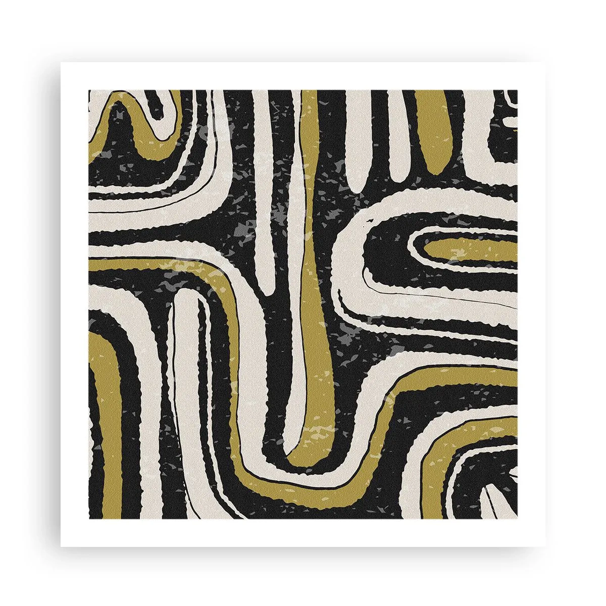 Plakat - Kompozycja: trakty i zaułki - 60x60 cm